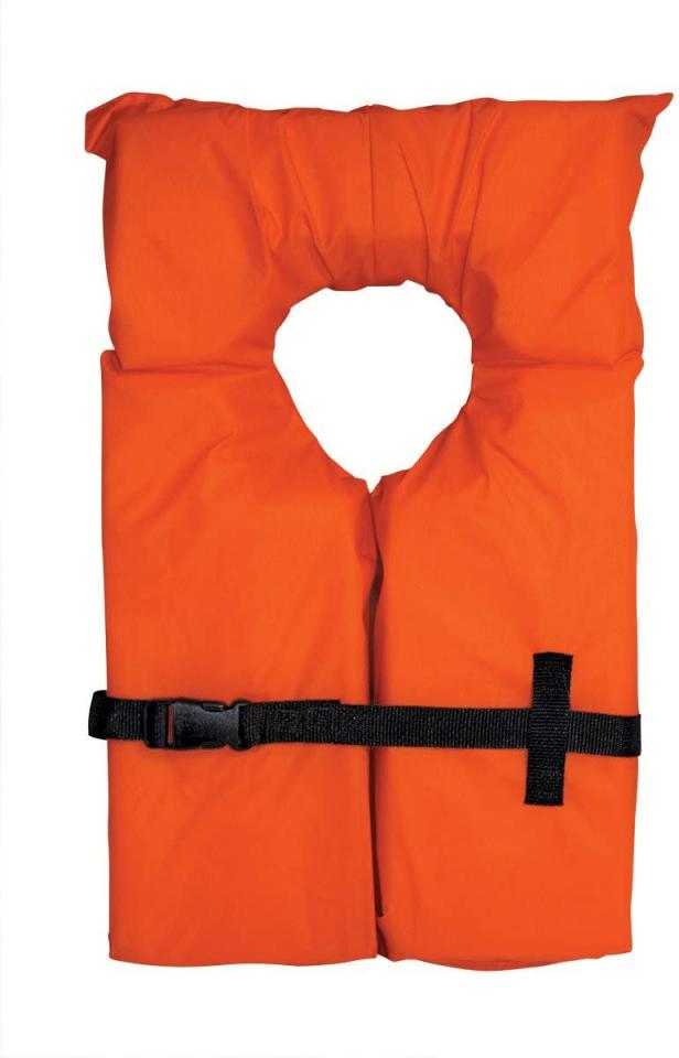 life jacket label